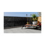 Faura Cañizo sintético Fency Wick gris negro 1 x 3 m