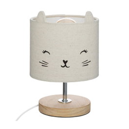 Atmosphera Lámpara de mesa infantil Cat E14