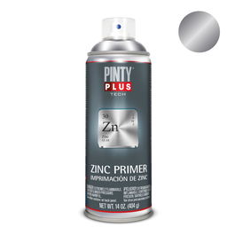 Pinty Plus Spray Imprimación Zinc Galvánico Z169 520cc 404g | Pintura Antocorrosiva Alta Protección