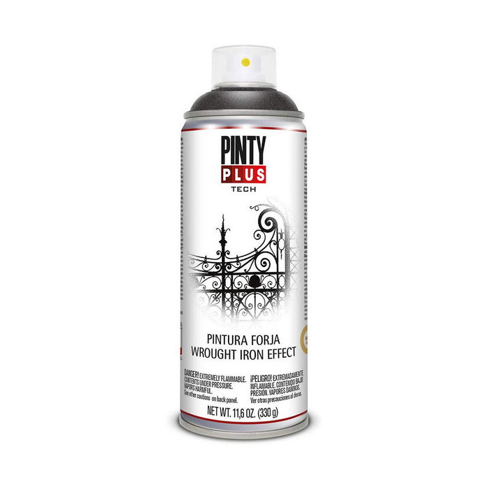Pinty Plus Pintura en spray efecto forja negro FJ104 520 cc