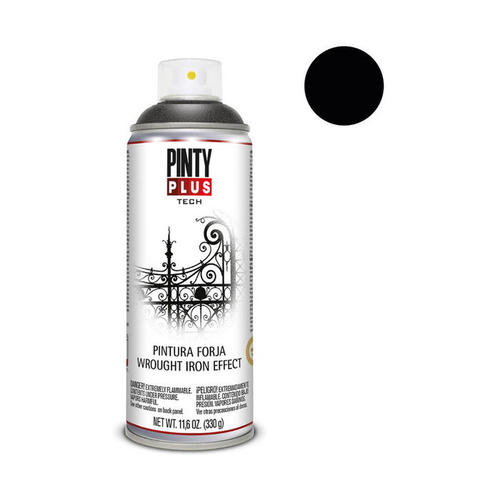 Pinty Plus Pintura en spray efecto forja negro FJ104 520 cc