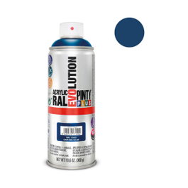 Pinty Plus Pintura acrílica spray evolution RAL 5003 azul zafiro 520 cc