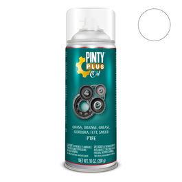 Pintyplus Oil Grasa PTFE Spray 520cc Grasa Blanca Litiada con PTFE para Larga Duración en Condiciones Extremas