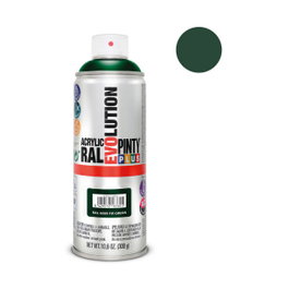 Pinty Plus Pintura Acrílica Spray Evolution RAL 6009 Fir Green Verde Abeto 520 cc