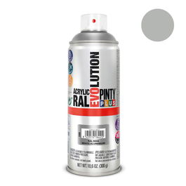 Pinty Plus Ral 9006 Pintura Acrílica Spray Evolution 520 cc Aluminio Blanco