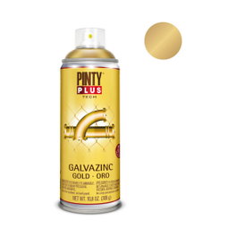 Pinty Plus Pintura en spray galvazinc G151 oro brillo 520cc