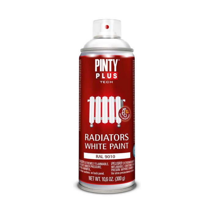 Pinty Plus Esmalte spray tech 520 cc radiador RAL 9010 blanco Pinty Plus Esmalte spray tech 520 cc radiador RAL 9010 blanco