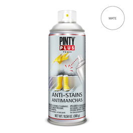 Pinty Plus X101 Pintura en Spray Antimanchas Blanco Mate 520 cc