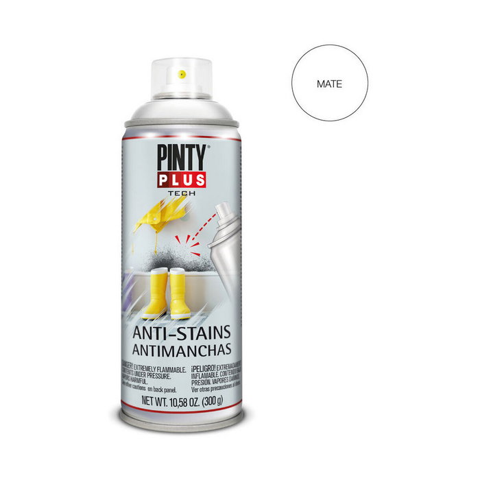 Pinty Plus X101 Pintura en spray blanco antimanchas 520 cc Pinty Plus X101 Pintura en spray blanco antimanchas 520 cc