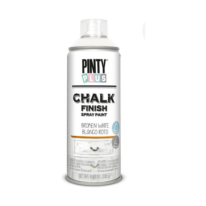 Pinty Plus Pintura en spray chalk 520cc blanco roto Pinty Plus Pintura en spray chalk 520cc blanco roto