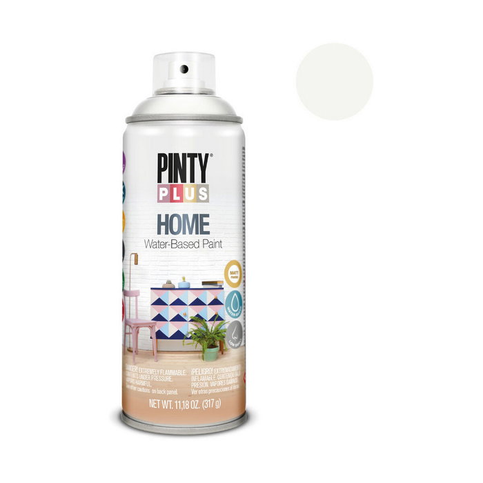 Pinty Plus Pintura acrílica spray Home blanco neutro HM111 520 cc