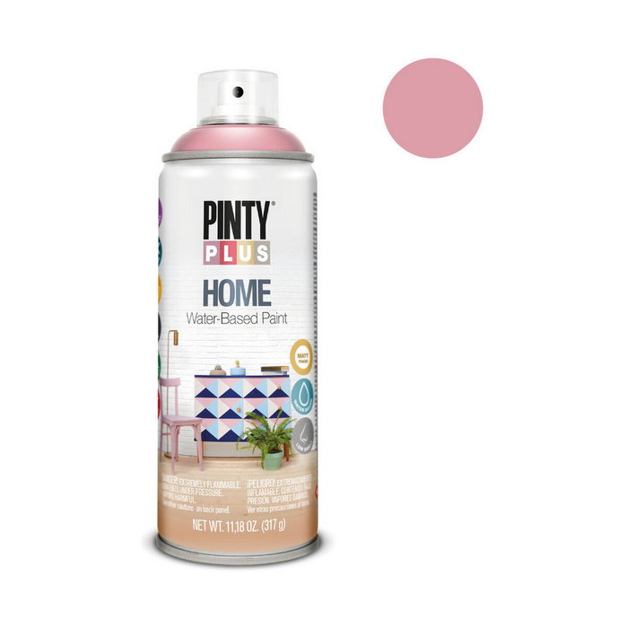 Pinty Plus Pintura acrílica spray Home Ancient Rose HM118 520 cc Pinty Plus Pintura acrílica spray Home Ancient Rose HM118 520 cc