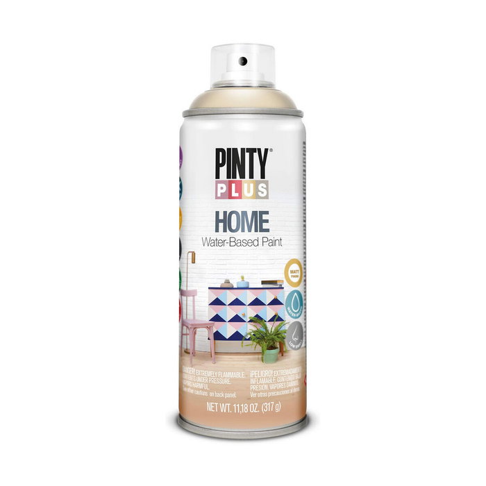 Pinty Plus Pintura acrílica spray Home base agua 520 cc Sand HM129 Pinty Plus Pintura acrílica spray Home base agua 520 cc Sand HM129