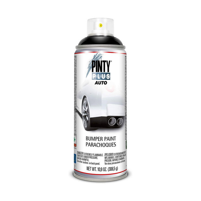 Pinty Plus Pintura en spray auto 520 cc bumper liso bl104 negro