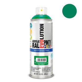 Pinty Plus Pintura Acrílica en Spray Evolution Water-Based RAL 6029 Verde Menta 520 cc