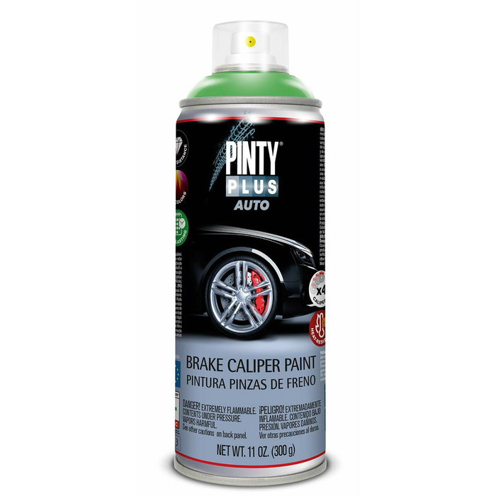 Pinty Plus Pintura en spray para pinzas de freno Pf136 Verde 520 cc