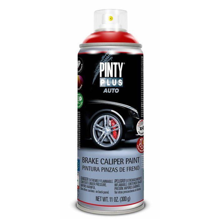 Pinty Plus Pintura en spray para pinzas de freno PF107 Rojo 520 cc