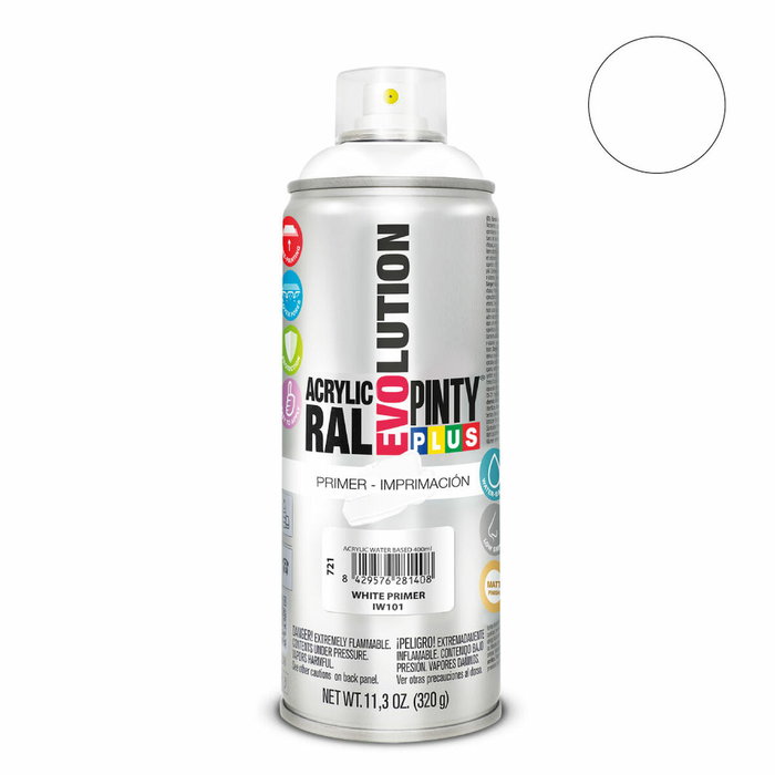 Pinty Plus Spray imprimación water-based Iw101 blanco 520cc