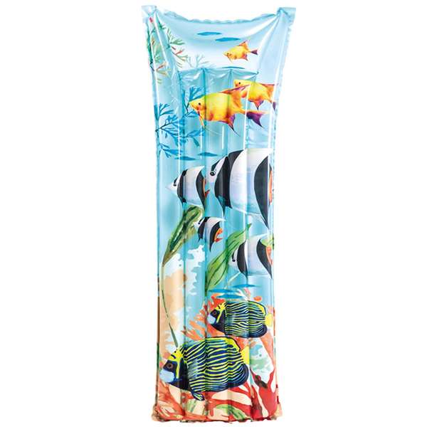 Intex Colchoneta 5 Tubos Fashion 183x69 cm - Modelos Surtidos