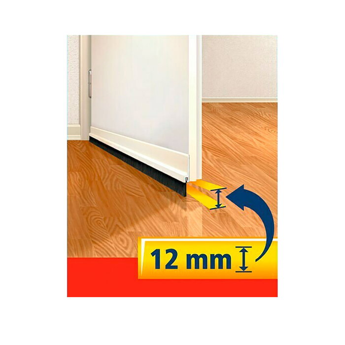 Burlete bajo puerta pvc transparente 1m x 37mm tesa Burlete bajo puerta pvc transparente 1m x 37mm tesa
