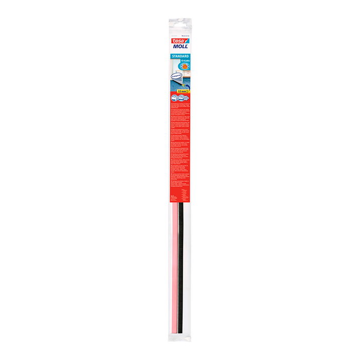 Burlete bajo puerta pvc transparente 1m x 37mm tesa Burlete bajo puerta pvc transparente 1m x 37mm tesa
