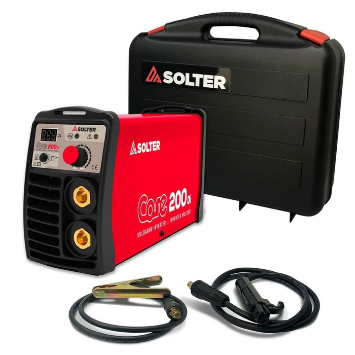 Solter Core 200di Equipo de soldadura inverter con accesorios