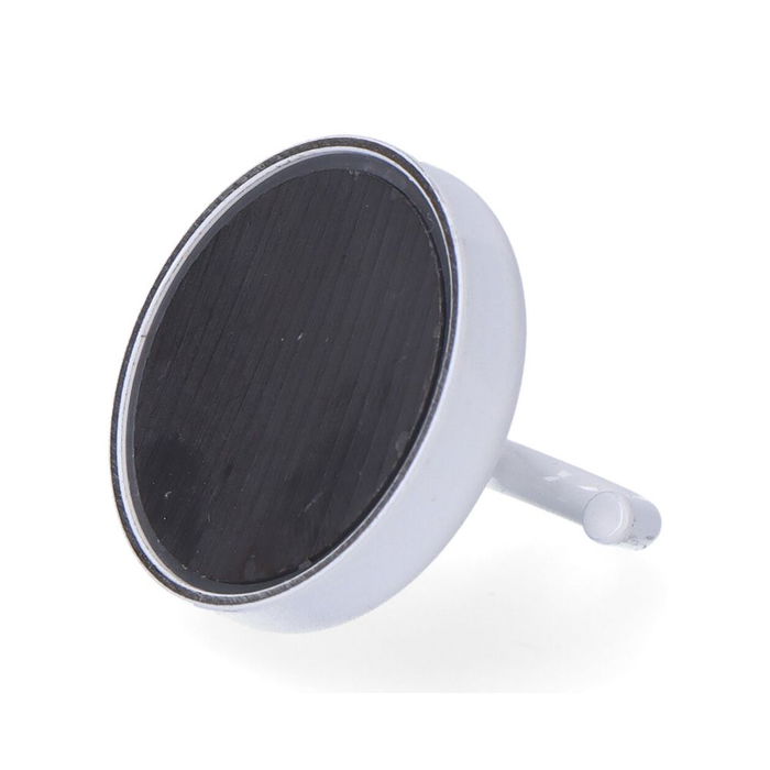 Imán decorativo con gancho ø32 x 7 mm Neodimio Blanco 80N
