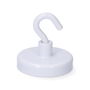Imán decorativo con gancho ø32 x 7 mm Neodimio Blanco 80N