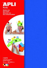 Goma Eva Apli Hoja 22X30 Cm (A4) Bolsa 10 Colores