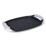 Fagor Fundigrill Plancha / Parrilla de Aluminio 26 x 20 cm con Asas de Silicona Termoaislantes