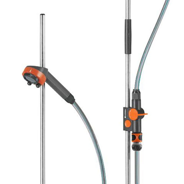 Gardena Ducha de Jardín Trio sobre Trípode 220 cm, con Manguera de 1.3 m y Ajuste de Chorro Gardena Ducha de Jardín Trio sobre Trípode 220 cm, con Manguera de 1.3 m y Ajuste de Chorro