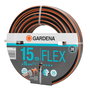 Gardena Manguera Flex Modelo ø15 mm (5/8 pulg) 15 m, Tratamiento Anti UV, Resistencia 25 bar