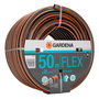Gardena Manguera Riego Flex Ø15 mm (5/8 pulg) 50 m, Presión 25 bar, Antialgas, Antiviral, Indeformable