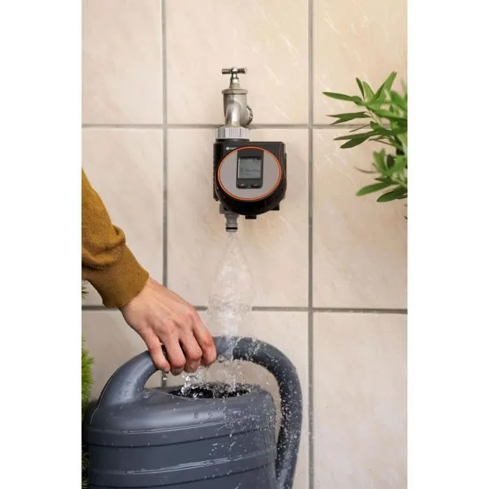 Gardena Distribuidor de 2 vías con adaptador ½ pulg - ¾ pulg y 1 pulg