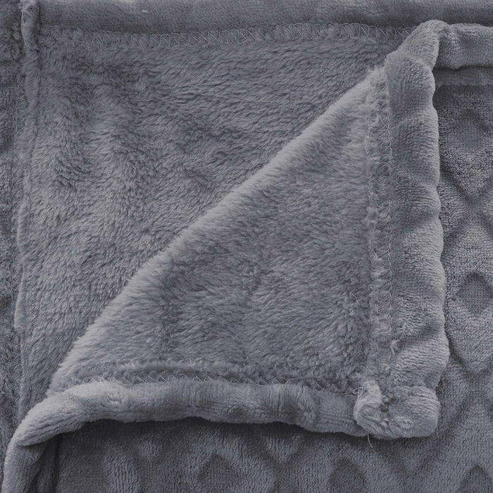 Atmosphera Manta Winter Rhombus Gris 230 x 180 cm