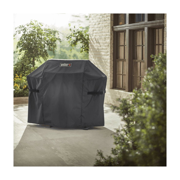 Weber Cubierta Premium para Barbacoa Spirit II 300, Spirit 200 y Series 300, Negra