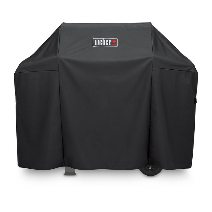 Weber Cubierta Premium para Barbacoa Spirit II 300, Spirit 200 y Series 300, Negra