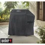 Weber 7183 Funda Premium para Barbacoa Spirit II 300, Spirit 300, Spirit 200, Protectora Negra de Poliéster, Resistente al Agua