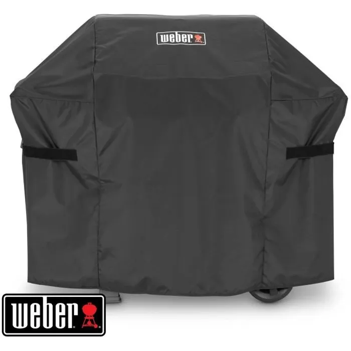 Weber 7183 Funda Premium para Barbacoa Spirit II 300, Spirit 300, Spirit 200, Protectora Negra de Poliéster, Resistente al Agua Weber 7183 Funda Premium para Barbacoa Spirit II 300, Spirit 300, Spirit 200, Protectora Negra de Poliéster, Resistente al Agua