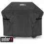 Weber 7183 Funda Premium para Barbacoa Spirit II 300, Spirit 300, Spirit 200, Protectora Negra de Poliéster, Resistente al Agua