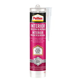 Pattex Sellador Pintable Interior Blanco 280 ml para Grietas y Huecos