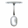 Cintacor - Stor Planet Soporte para barra de armario ovalada terminal cromado 25 x 15 mm