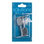 Cintacor - Stor Planet Soporte para barra de armario ovalada terminal cromado 25 x 15 mm