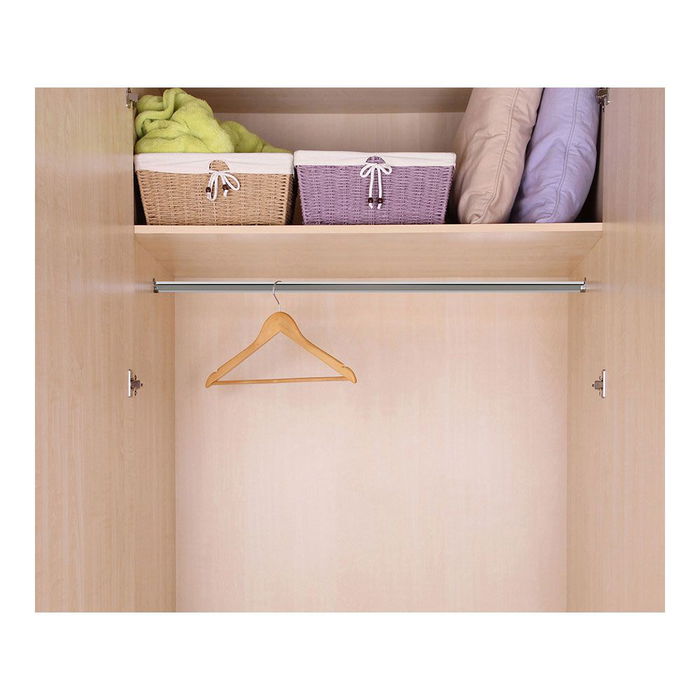 Cintacor Barra Armario Ovalada Cromada 150cm Acabado Brillo Stor Planet