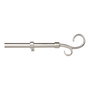 Cintacor - Stor Planet Kit Barra Cortina Báculo Plata Extensible 160-300 cm Acabado Satinado