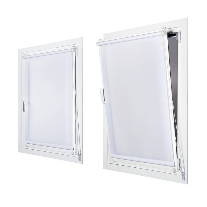 Cintacor - Stor Planet Estor enrollable Clip & fix blanco nieve 120 x 180 cm Cintacor - Stor Planet Estor enrollable Clip & fix blanco nieve 120 x 180 cm