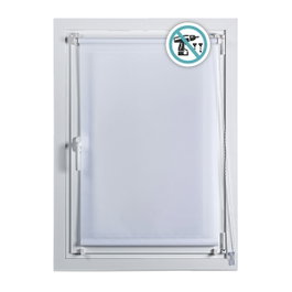 Cintacor - Stor Planet Estor enrollable Clip & fix blanco nieve 150 x 180 cm