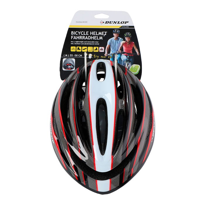 Casco de ciclismo talla m colores variados dunlop