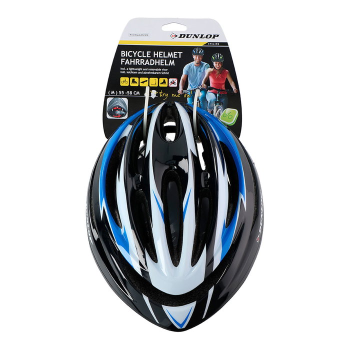 Casco de ciclismo talla m colores variados dunlop