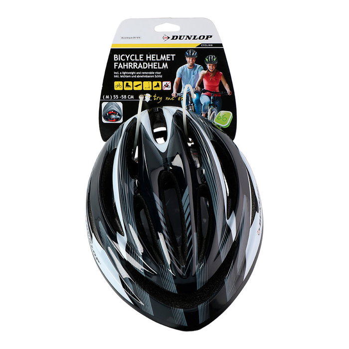 Casco de ciclismo talla m colores variados dunlop